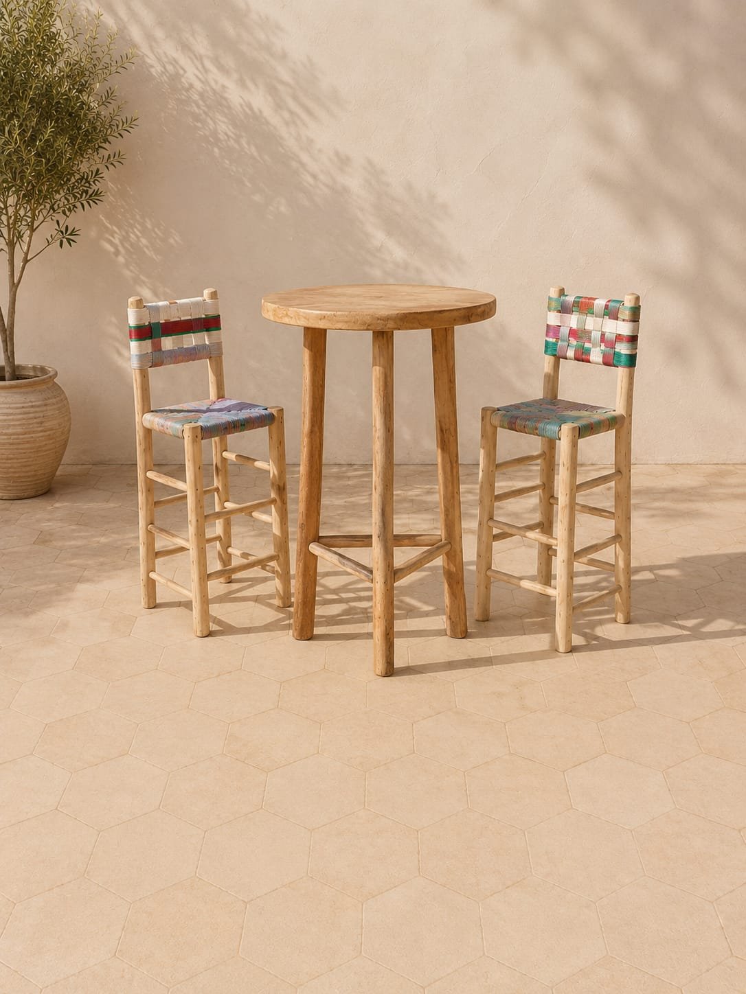 Table haute artisanale
